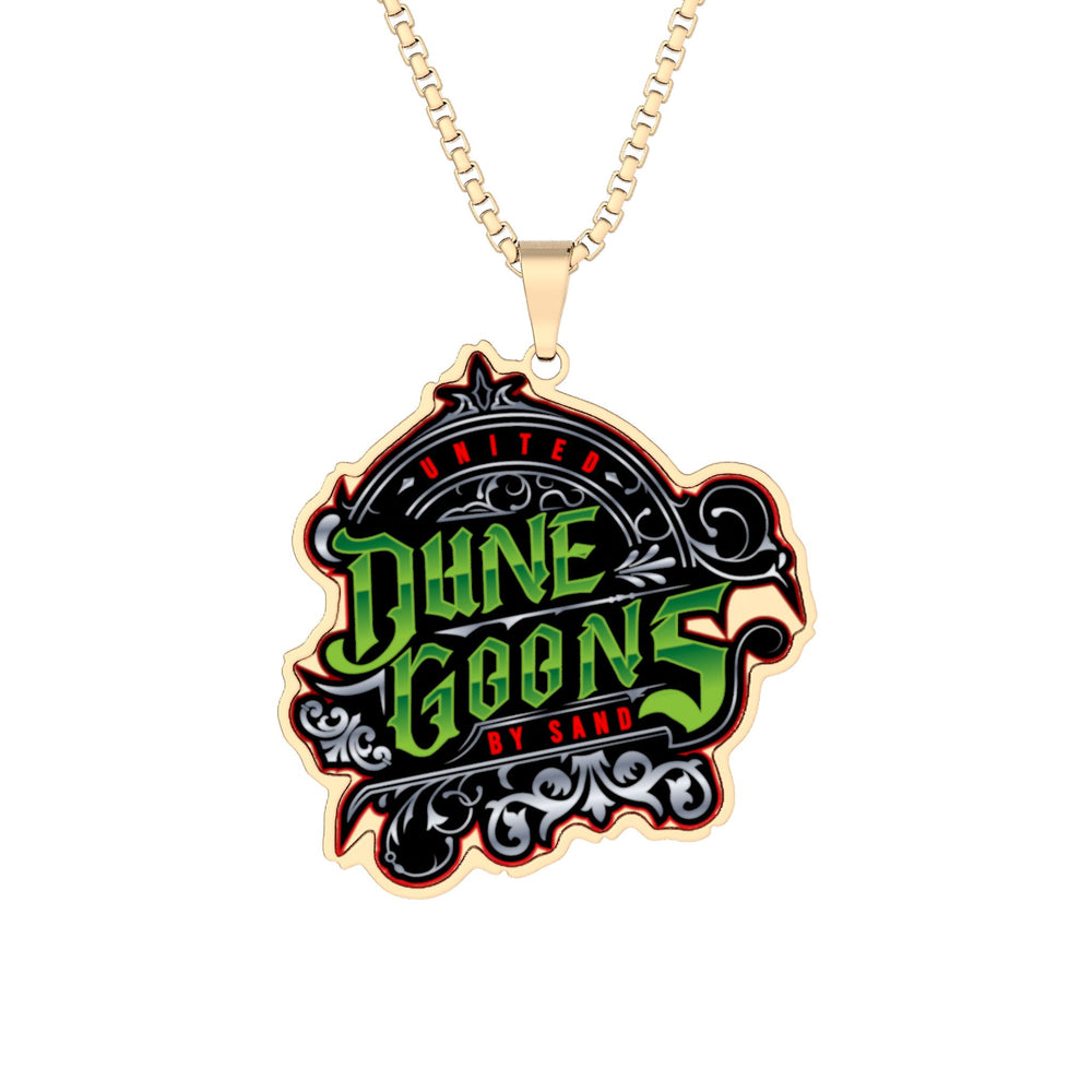 Dune Goons Photo Cutout Pendant — Custom Engraved Photo Necklace for Personalized Gifts