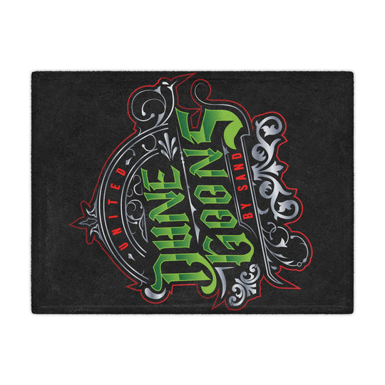 Dune Goons Minky Blanket – Vintage Green Logo Plush Throw
