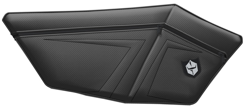 Pro Armor Front Stock Door Bags with Knee Pads - Polaris RZR Pro XP, Black