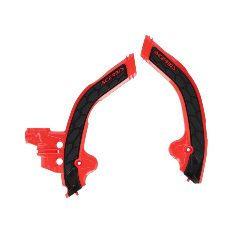Acerbis X-Grip Frame Guards - 2024 Beta Race 250-480/RX450 - Red