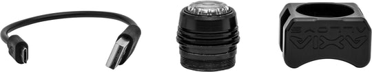 Axia Alloys Rechargeable LED Dome Light - Roll Cage Clamp Mount - Black