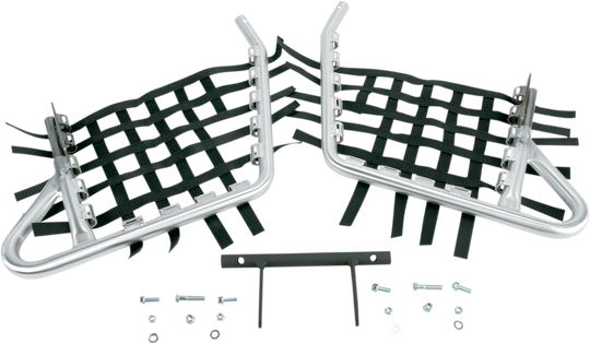 DG Performance Nerf Bars 1-1/4" Natural/Black - Yamaha YFZ450R 2009-2016