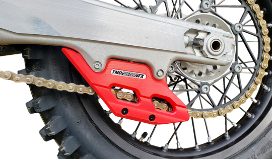 TM Designworks Factory Edition Chain Guide With Replacement Wear Pad Red - KTM 250 SX-F and More