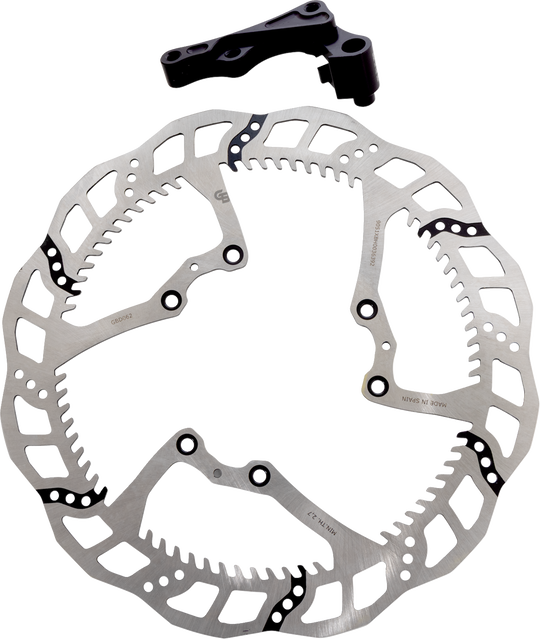 Gbrakes Brake Rotor Kit With Bracket Solid Mount 280 Mm - Honda CRF450R and More