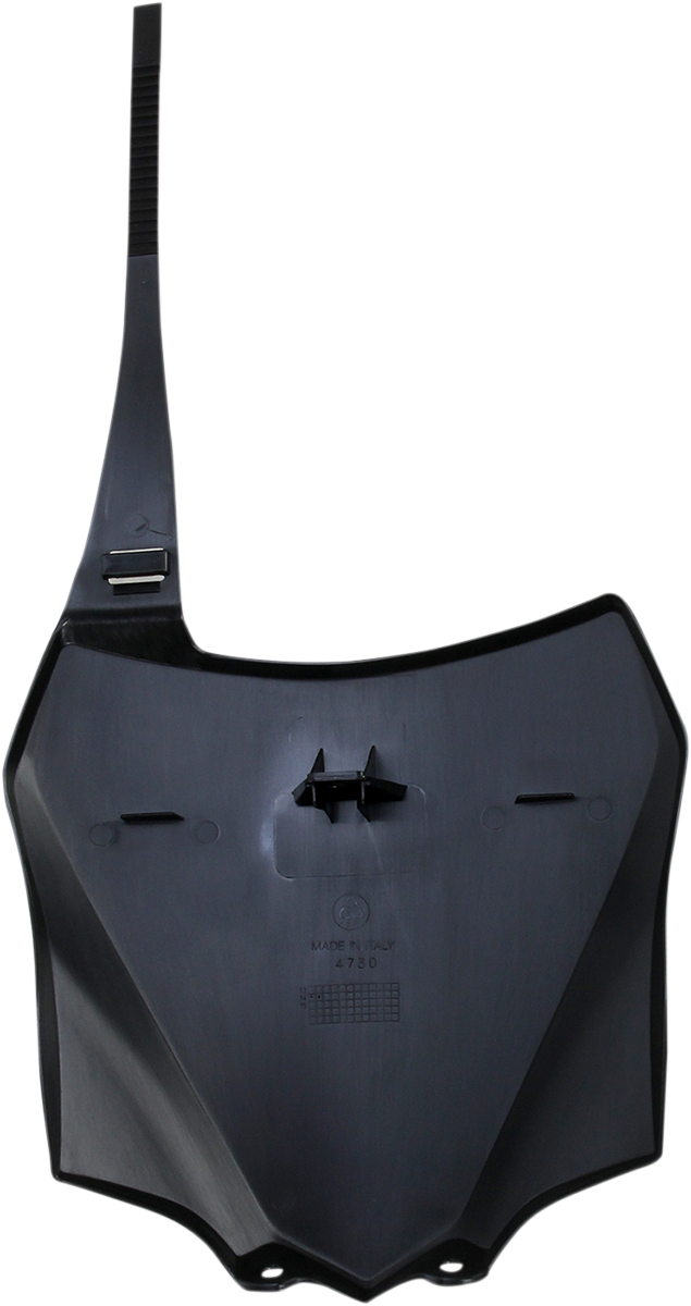 Acerbis Front Number Plate Black - Kawasaki KX100 2014-2021
