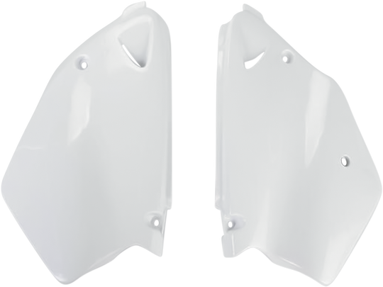 UFO Plast Side Panels White - Yamaha YZ250 2001
