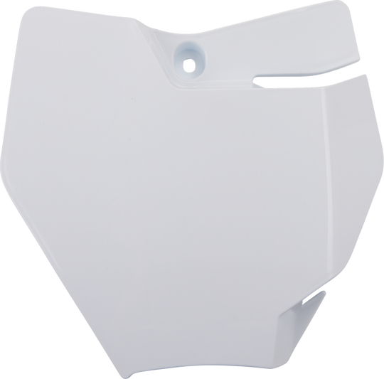 Acerbis Front Number Plate White - KTM 50 SX and More