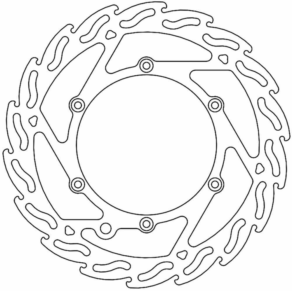 Moto-Master Brake Rotor Front Flame - KTM 250 SX-F and More