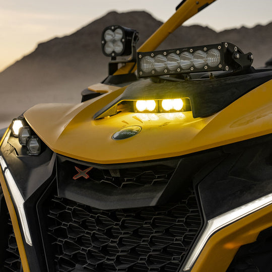Baja Designs S2 Pro Hood Light Kit - 2024+ Can-Am Maverick R