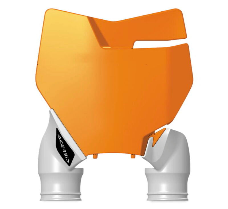 Acerbis Raptor Plate - 16-18 KTM SX/SX-F/XC-F - Orange/White