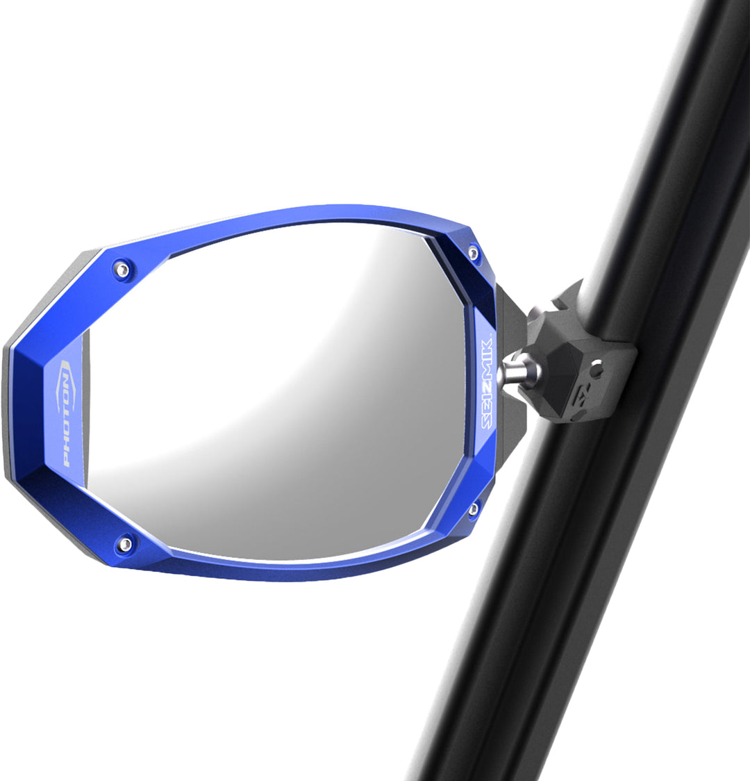 Seizmik Photon Side Mirror Color Bezel - Blue
