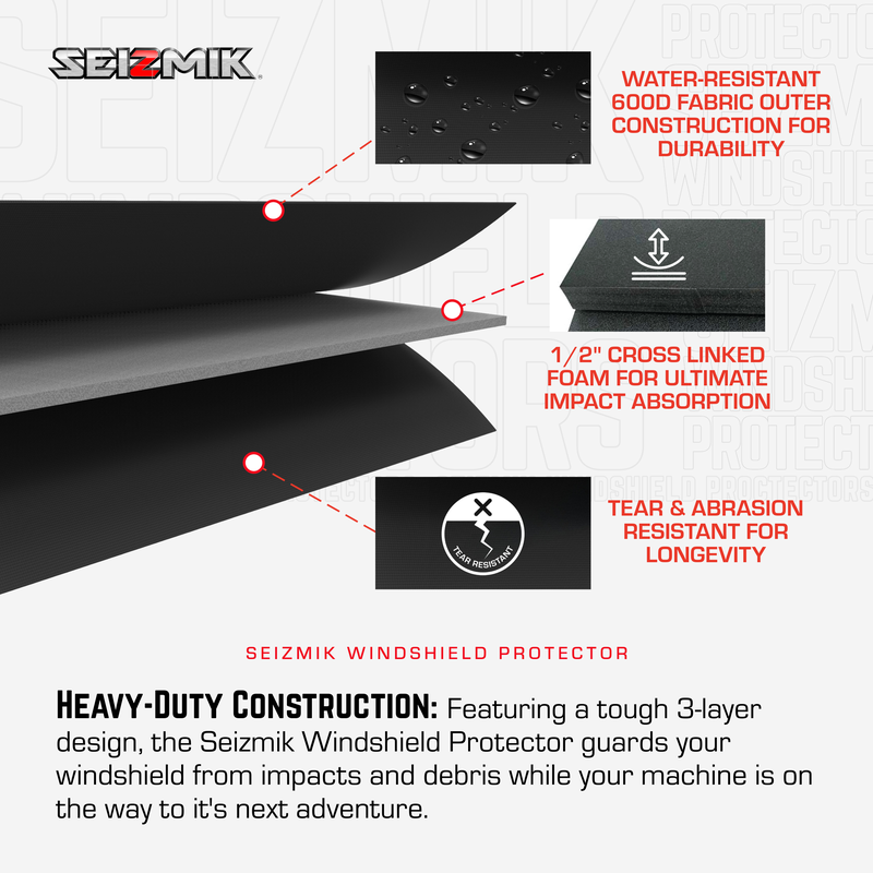 Seizmik UTV Windshield Cover / Protector - Polaris