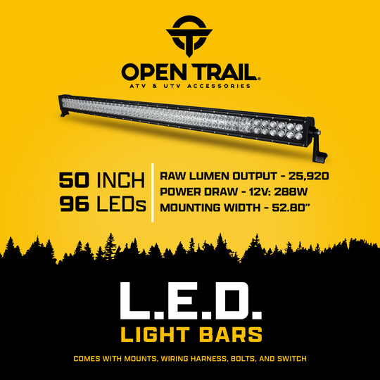 Open Trail Dual Row LED Light Bar - Combo Beam