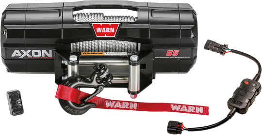 Warn AXON 55 Plow Mode Winch - 5500 lb Steel Rope UTV / ATV