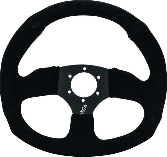 DragonFire Racing Iron Series Steering Wheel - D-Shaped Suede