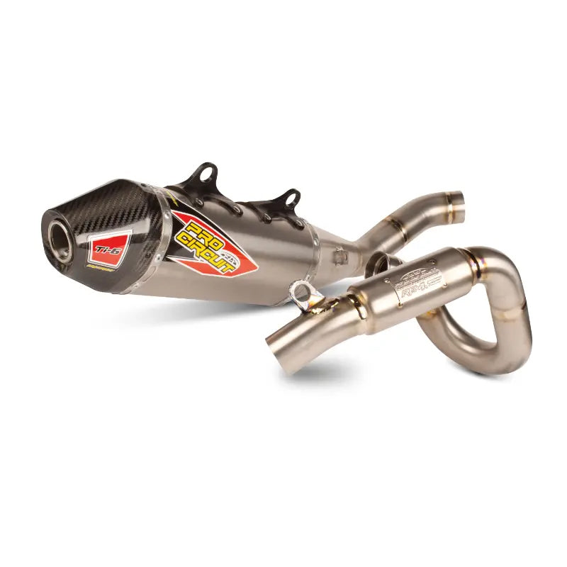 Pro Circuit Ti-6 Titanium Full System with Carbon Cap - Triumph TF450-C/RC 2025-2026