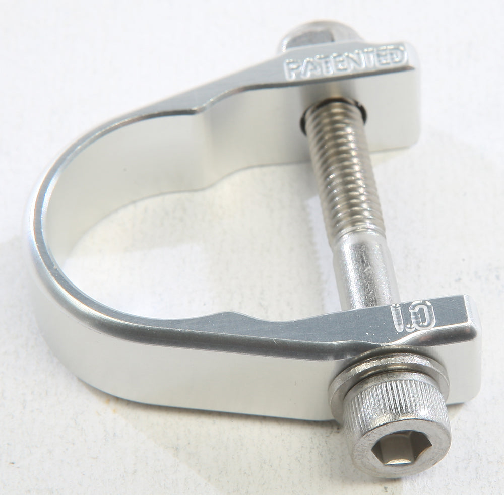 Axia Alloys Roll Bar Strap Clamp - UTV Roll Cage Mounting Clamp - 1.0 in / Silver
