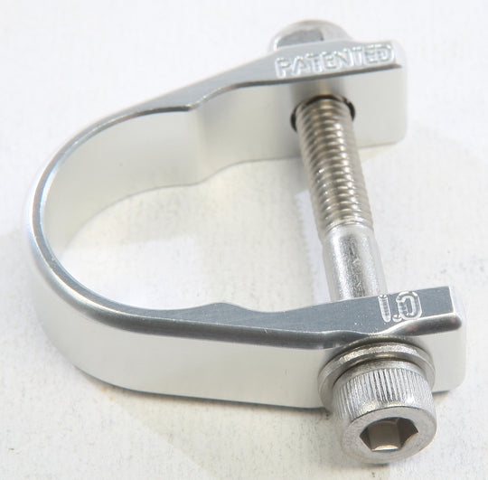 Axia Alloys Roll Bar Strap Clamp - UTV Roll Cage Mounting Clamp - 1.0 in / Silver