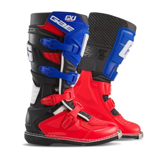 Gaerne GXJ Youth Boot - Red/White - Youth Size 5.5
