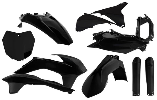 Acerbis Full Plastic Kit Kit Black (2403090001)