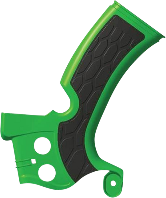 Acerbis X-Grip Frame Guards Green/Black - Kawasaki KX450F 2009-2011