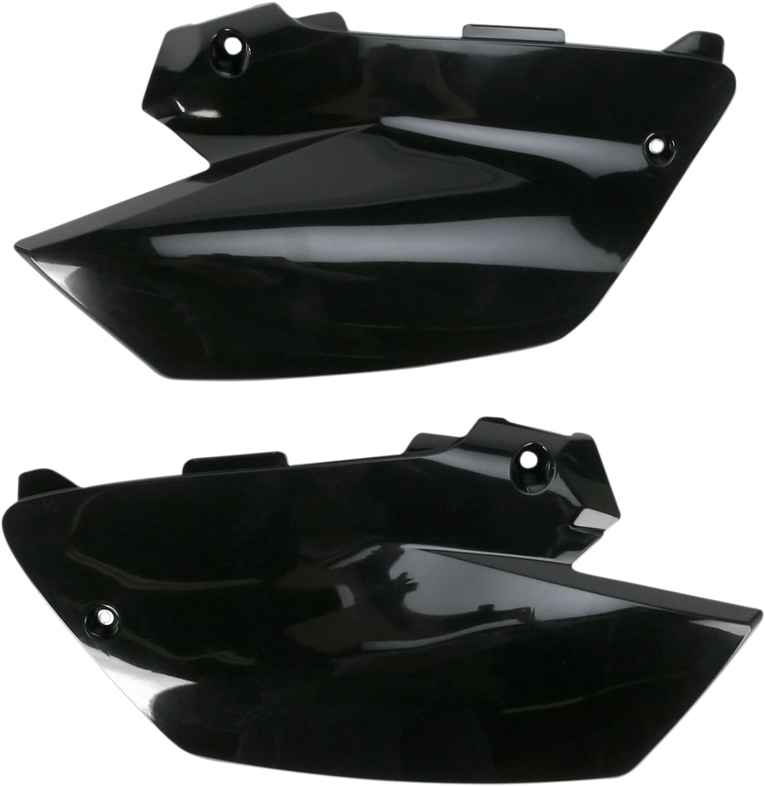 UFO Plast Side Panels Restyle Black - Yamaha YZ125 2002-2014