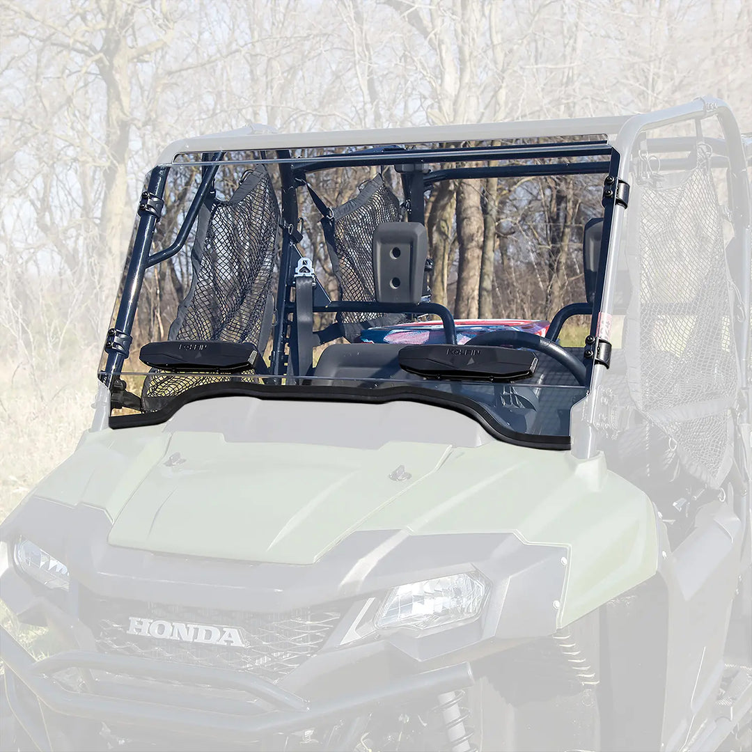 Kolpin Poly Front Windshield / Rear Panel - Honda - Pioneer 700 Front Full Fixed Vented 2014-2025