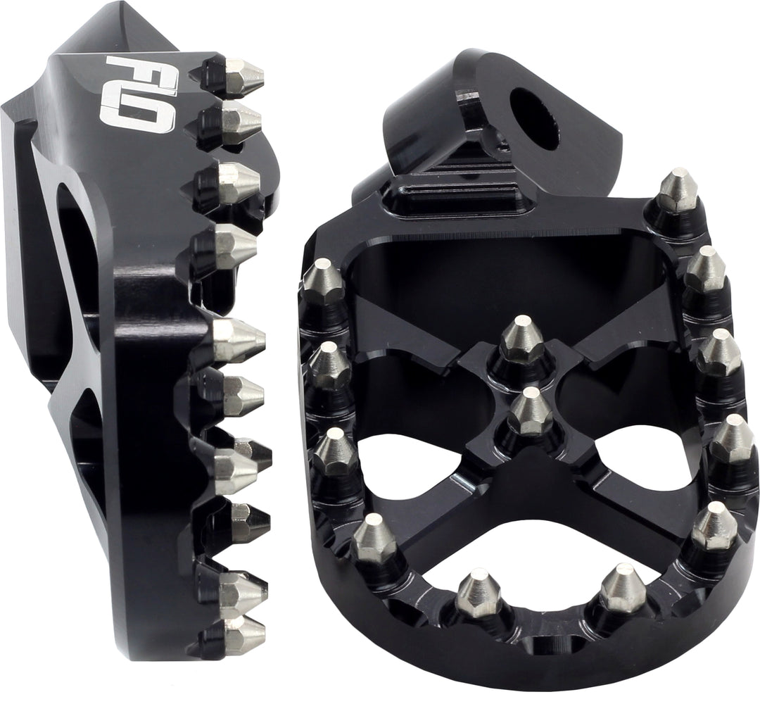 Flo Motorsports Pro Series Footpegs Black (FPEG-796BLK)