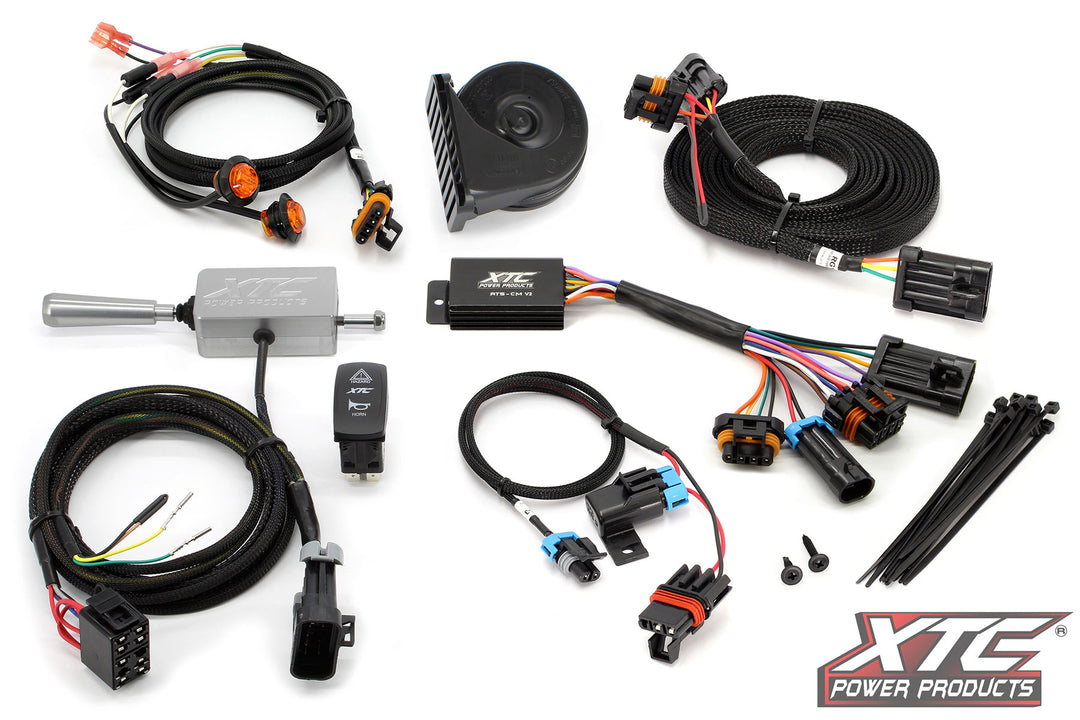 XTC Self-Canceling Turn Signal Kit with Billet Lever, Horn and X-LITE DRL - Polaris - General 1000 2019-2026