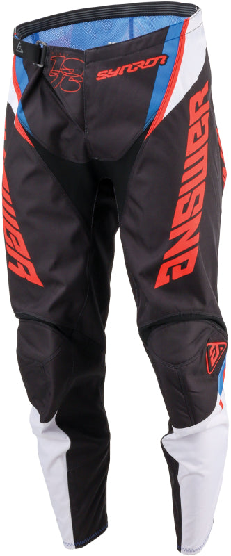 Answer Syncron Envenom Pants Red/White/Blue Youth