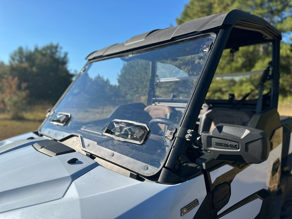Seizmik Vented UTV Windshield - Kawasaki Ridge