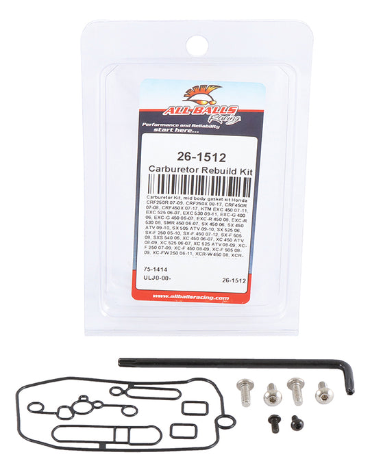 All Balls Keihin FCR Mid Body Carb Gasket Kit