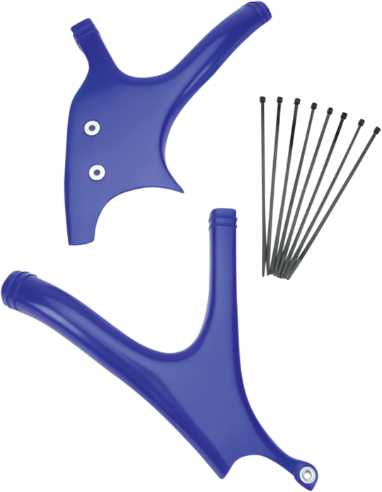 UFO Plast Frame Guard Blue - Yamaha YZ125 2002-2004