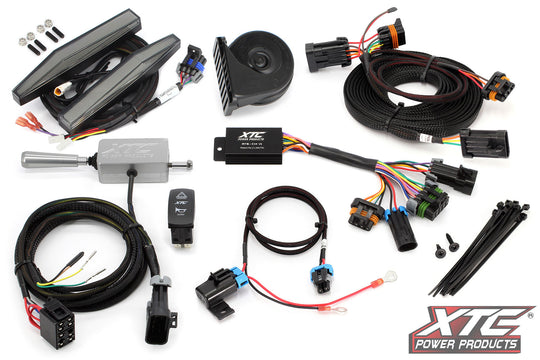 XTC Self-Canceling Turn Signal Kit with Billet Lever, Horn and X-LITE DRL - Polaris - RZR XP 1000 / Turbo 2018-2023