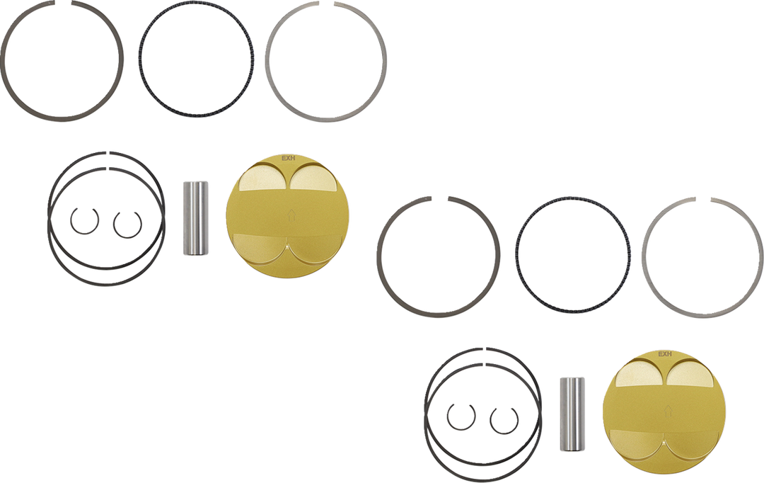 JE Pistons Ultra Series Piston Kit - Polaris RZR XP 900 - 93.00 mm 10.5:1 CR