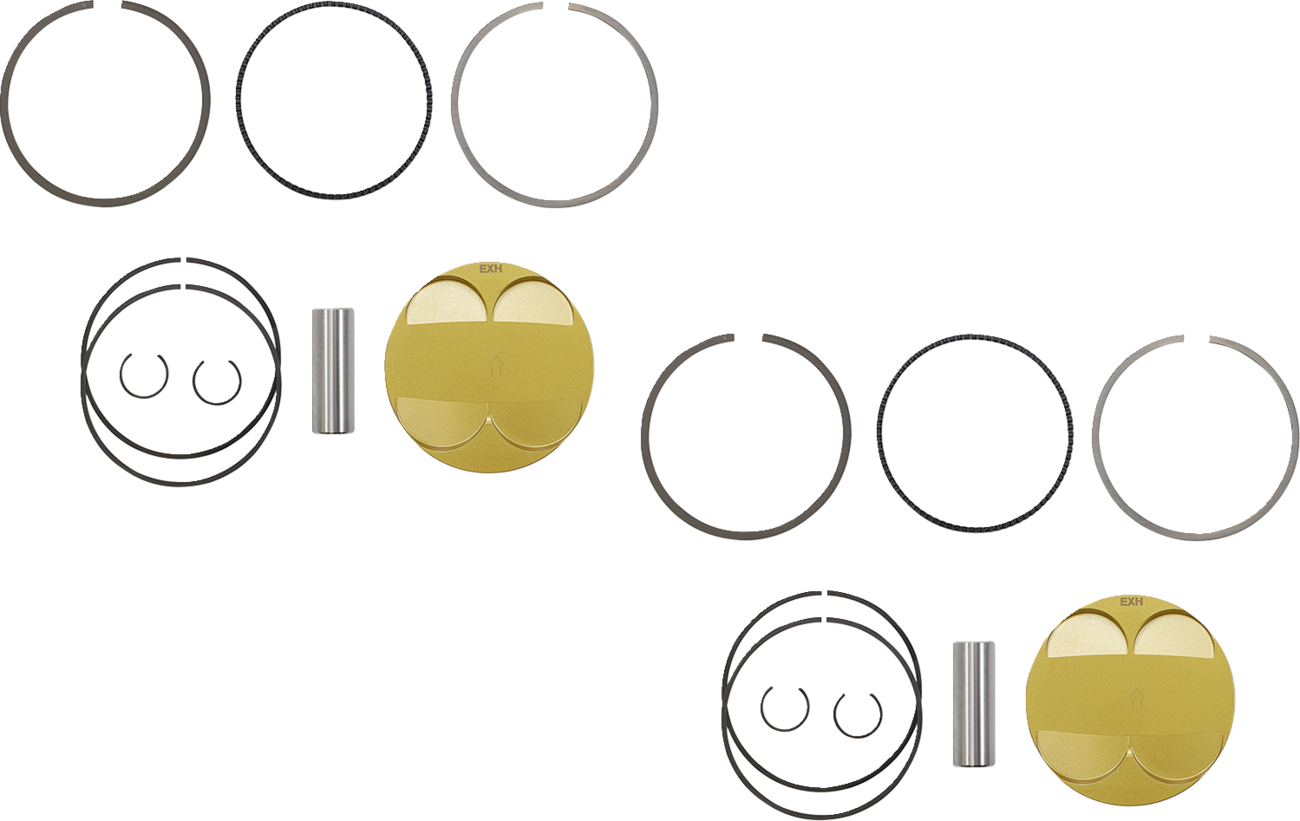 JE Pistons Ultra Series Piston Kit - Polaris RZR XP 900 - 93.00 mm 10.5:1 CR