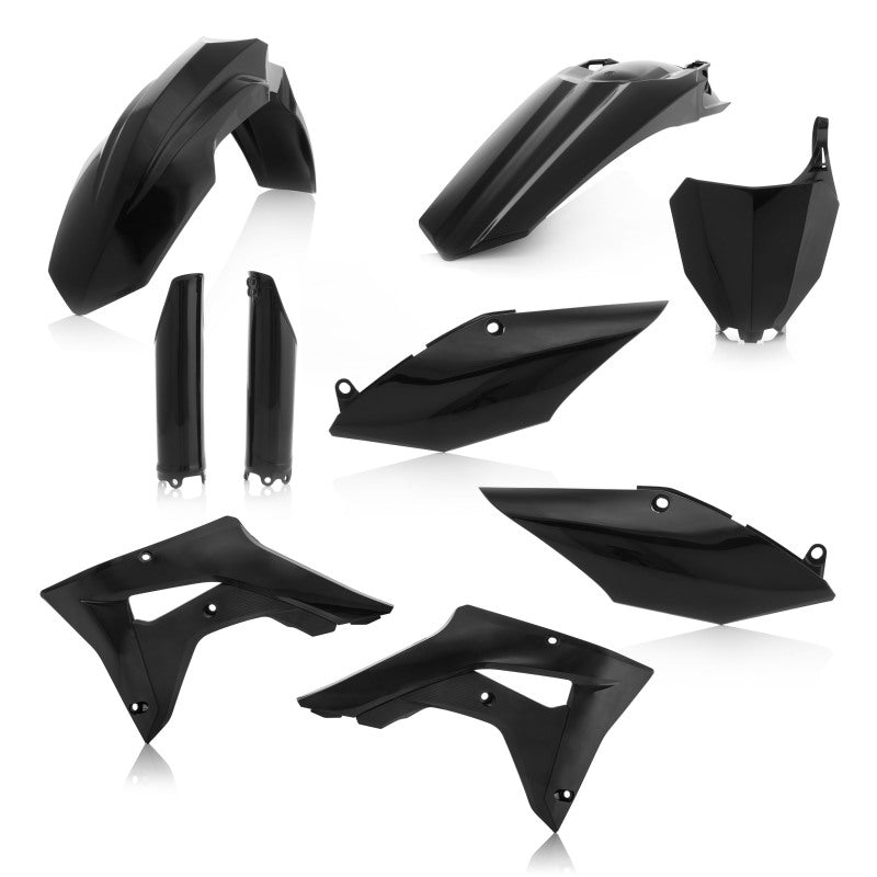 Acerbis Plastic Kit - 17-18 Honda CRF450RX (No Airbox) - Black