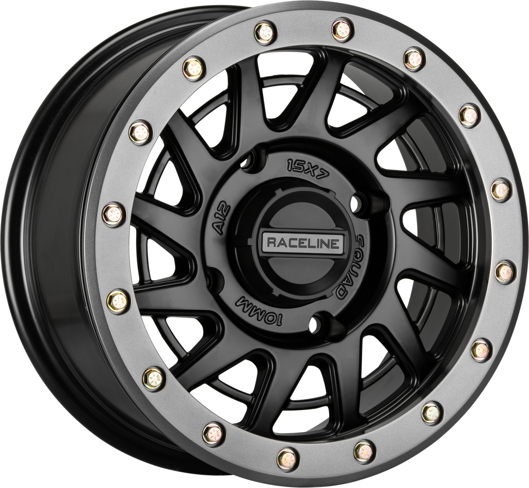 Raceline Squad Beadlock Wheels 6+1(+38MM) Blk/Gunmetal
