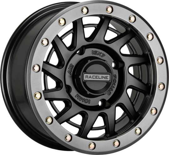 Raceline Squad Beadlock Wheels 6+1(+38MM) Blk/Gunmetal