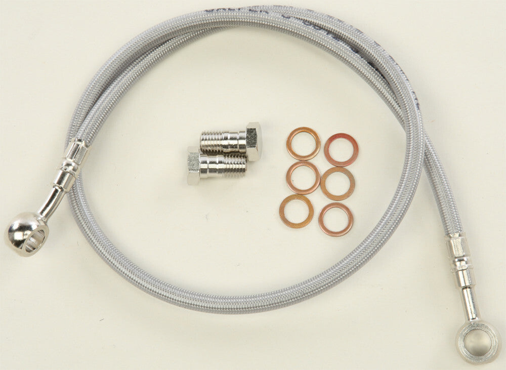 G Brakes Stainless Steel Brake Line - Yamaha Warrior 350
