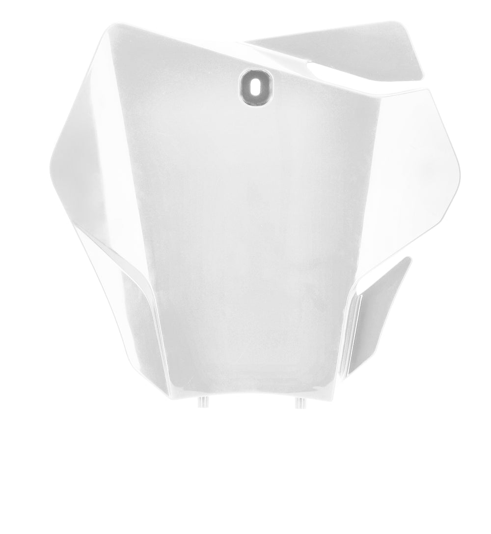 Acerbis Front Number Plate White