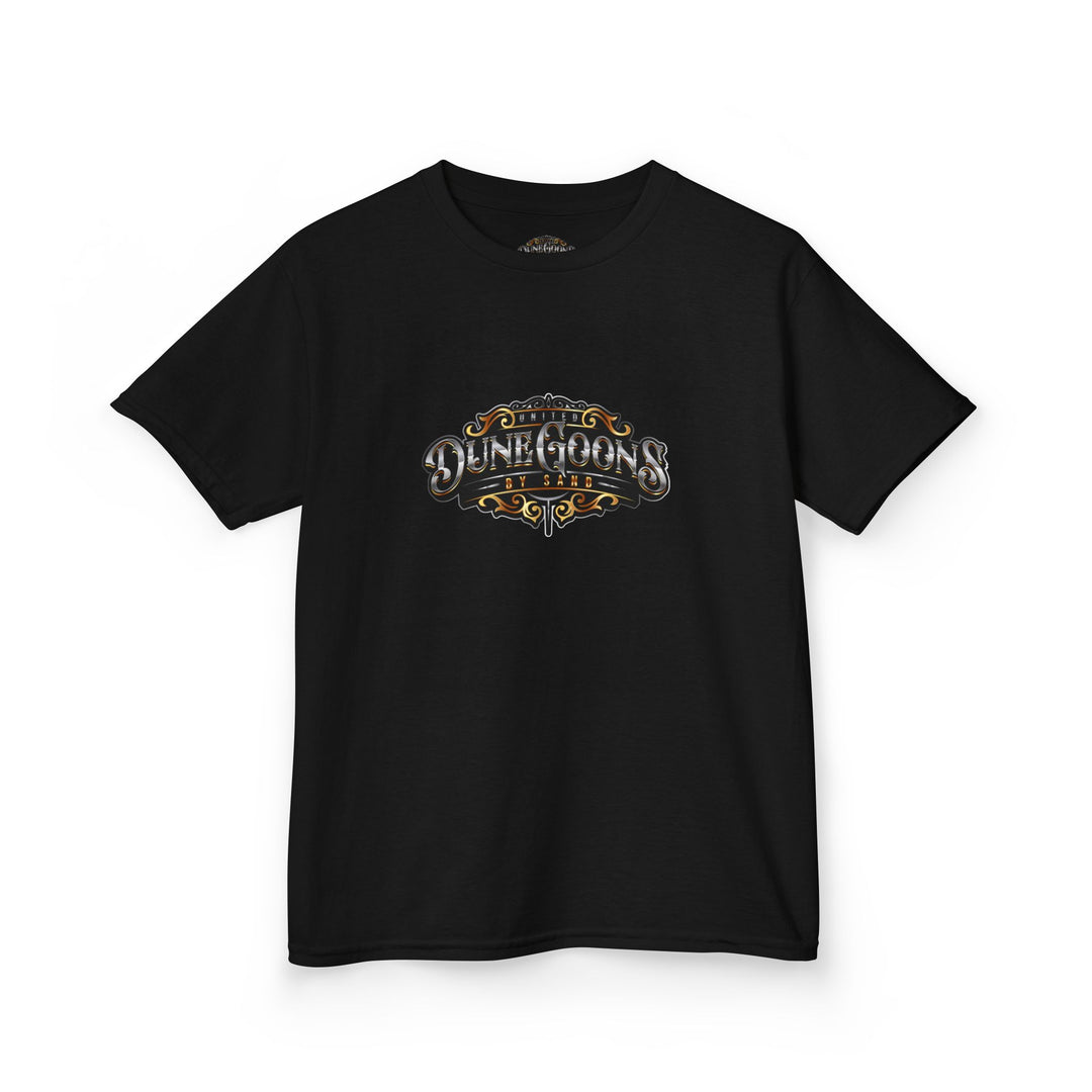 Dune Goons Kids Tee – Vintage 'One of a Kind' Ornate Logo Shirt