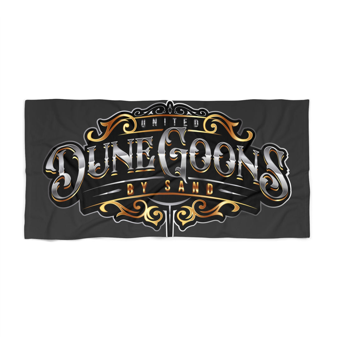 Dune Goons By Sand - Bold Vintage Logo Beach Towel