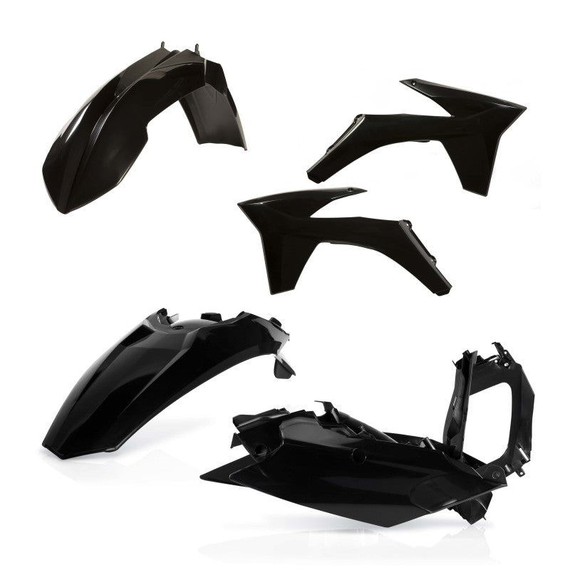 Acerbis Plastic Kit - 12-13 KTM XC/EXC-F/XCF-W/XC-W - Black