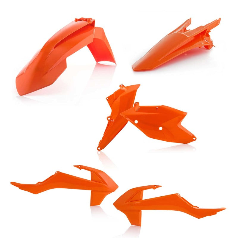 Acerbis Plastic Kit - 17-19 KTM XC-W/EXC-F 150-500 - 16 Orange