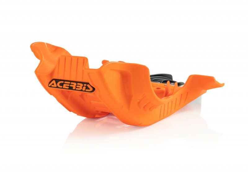 Acerbis Skid Plate Large - 19-22 KTM XC-F/FX / 21-23 GG - Blk/Org
