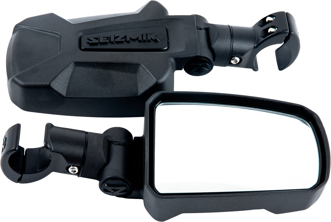 Seizmik Pursuit Side Mirrors - Cast Aluminum Pair
