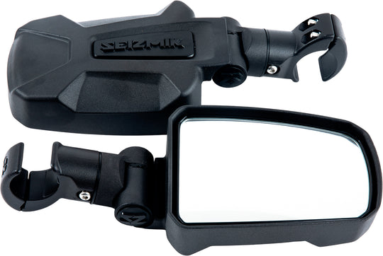 Seizmik Pursuit Side Mirrors - Cast Aluminum Pair