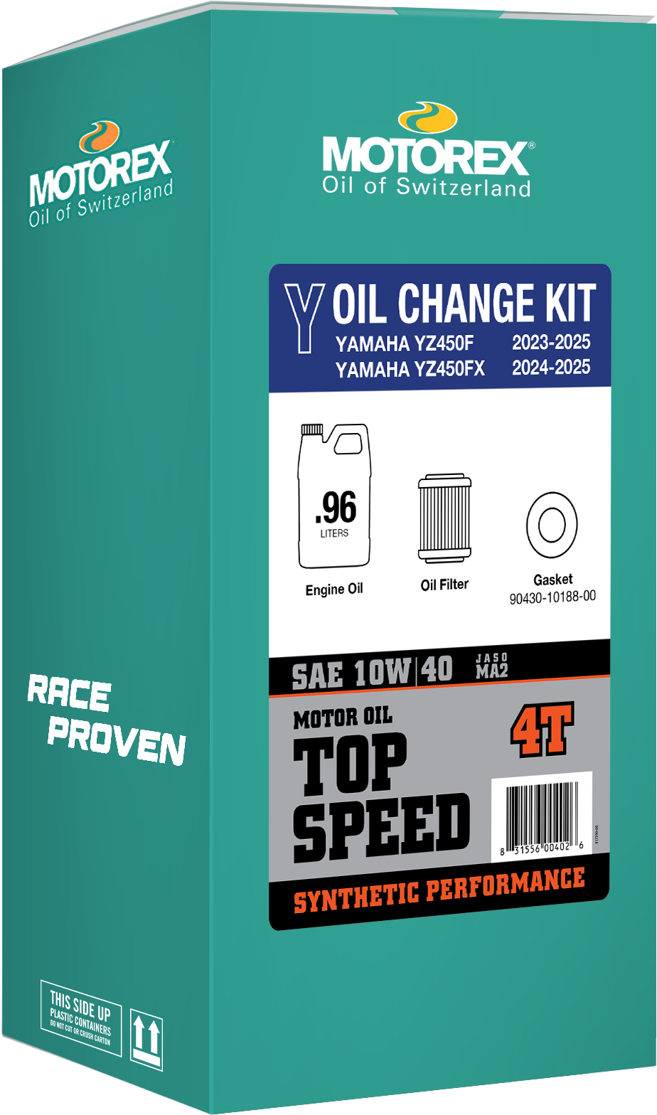 Motorex Top Speed Oil Change Kit 0.96L