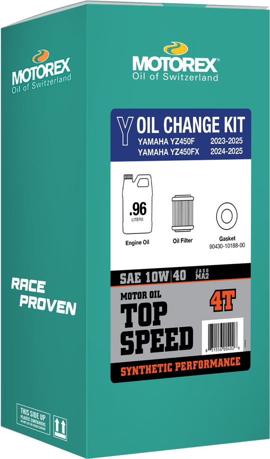 Motorex Top Speed Oil Change Kit 0.96L